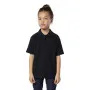Dziecięca czarna koszulka polo unisex Enjoy