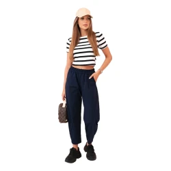 Moteriškos tamsiai mėlynos kelnės Punto