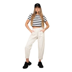 Moteriškos rusvos kelnės Punto