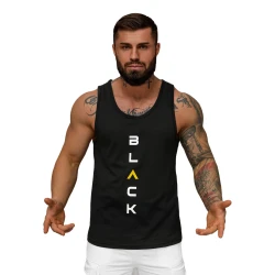 Vyriški juodi berankoviai marškinėliai Back