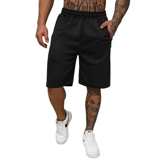 Vyriški juodi sportiniai šortai Novak