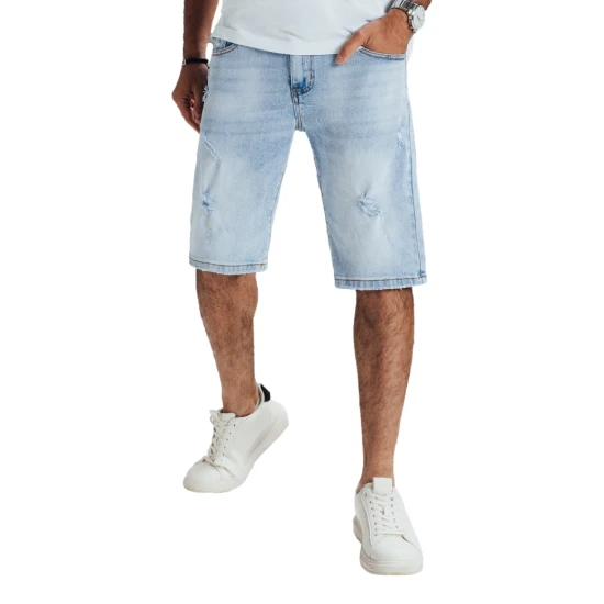 Vyriški mėlyni džinsiniai šortai Unmi SX2566