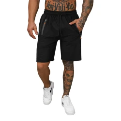 Vyriški juodi sportiniai šortai Angus