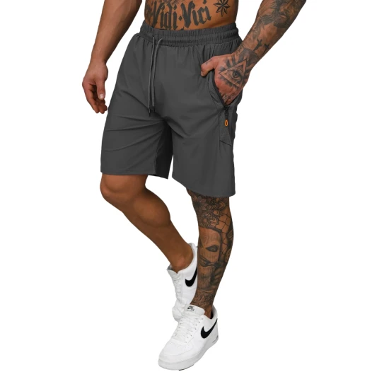 Vyriški tamsiai pilki sportiniai šortai Keller JS/12K1802/5