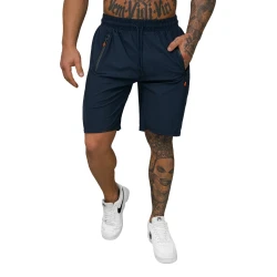Vyriški tamsiai mėlyni sportiniai šortai Angus