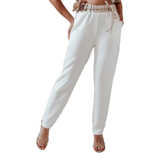 Moteriškos baltos kelnės Legis Kelnės