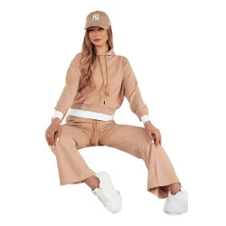 Moteriškas rusvas sportinis kostiumas Newport