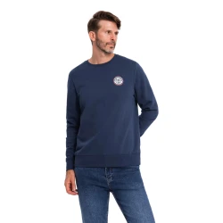 Vyriškas tamsiai mėlynas džemperis Solan