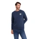 Vyriškas tamsiai mėlynas džemperis Solan