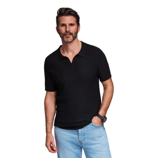 Vyriški juodi polo marškinėliai Austen POLO marškinėliai