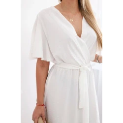 Women's white dress Orbit