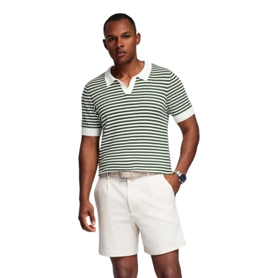 Vyriški chaki spalvos polo marškinėliai Vinson POLO marškinėliai