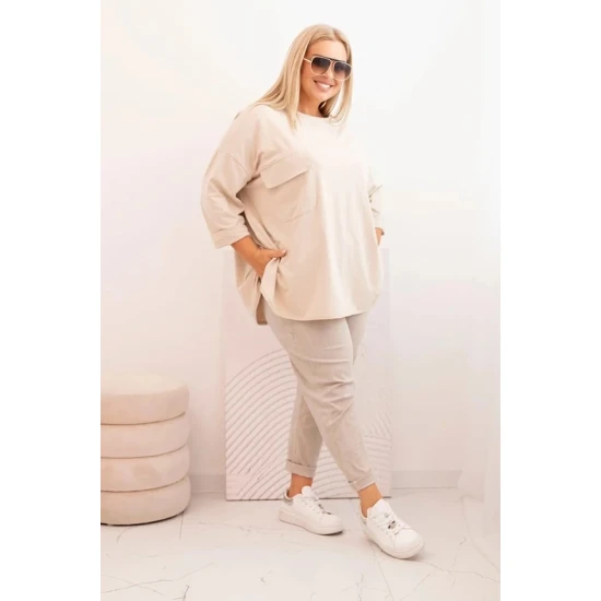 Moteriška šviesiai rusva palaidinė Margo PLIUS dydis moterims