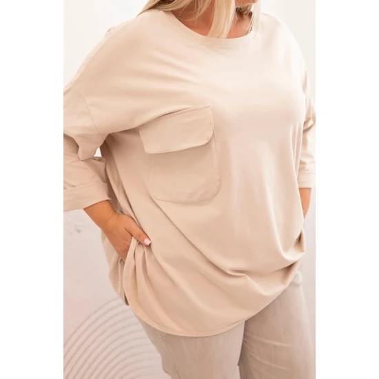 Moteriška šviesiai rusva palaidinė Margo PLIUS dydis moterims