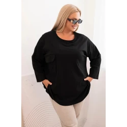 Moteriška juoda palaidinė Margo