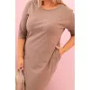 Women's brown dress Lena PLUS size for women