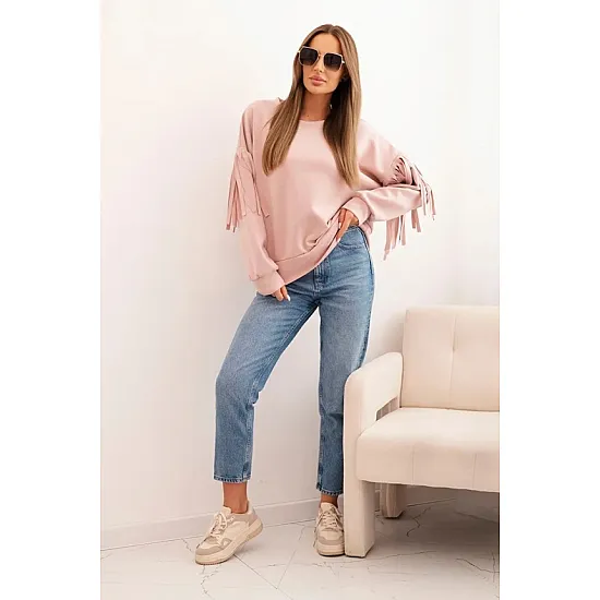 Women's pink jumper Melinda Hoodless jumpers