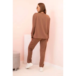 Moteriškas rudas komplektas Naomi