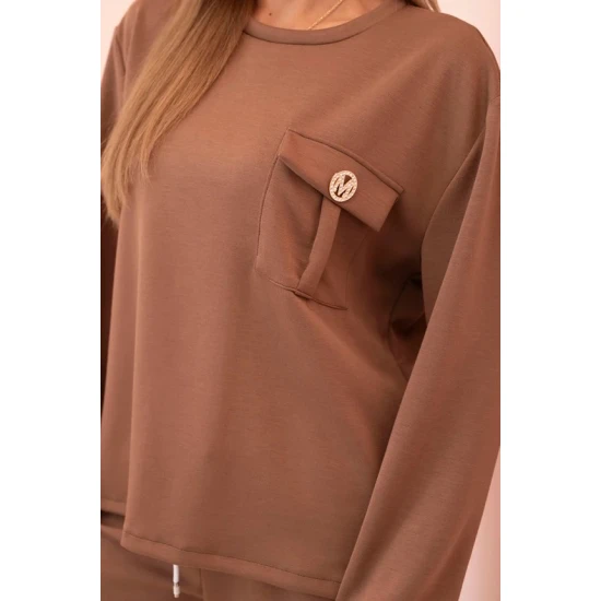 Moteriškas rudas komplektas Naomi Moteriški komplektai