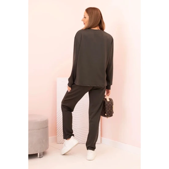 Moteriškas chaki spalvos komplektas Naomi