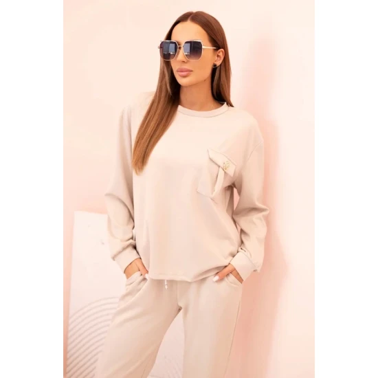 Moteriškas šviesiai rusvas komplektas Naomi Moteriški komplektai