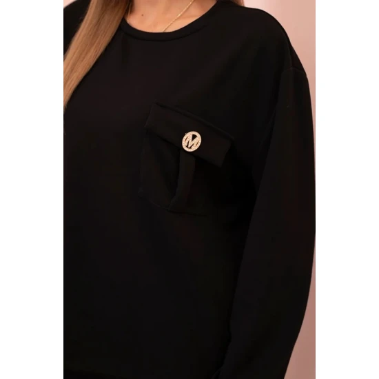 Moteriškas juodas komplektas Naomi Moteriški komplektai