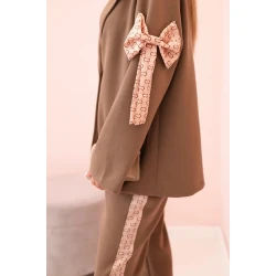 Moteriškas rusvas komplektas Rene