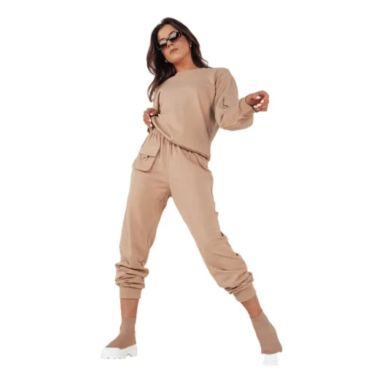Women's brown set Milak Women's suits