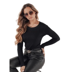 Moteriškas juodas megztinis Gino