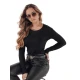 Moteriškas juodas megztinis Gino