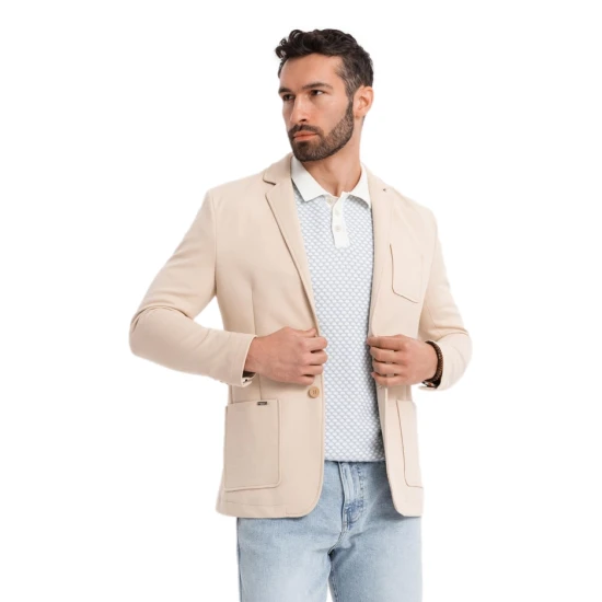 Vyriškas rusvas švarkas Azan Švarkai