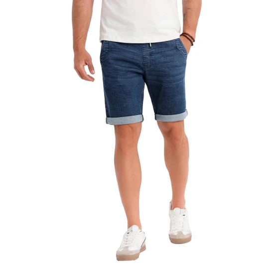 Vyriški tamsiai mėlyni šortai Ford Šortai