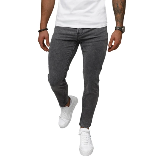 Vyriški tamsiai pilki džinsai Fernit Kelnės