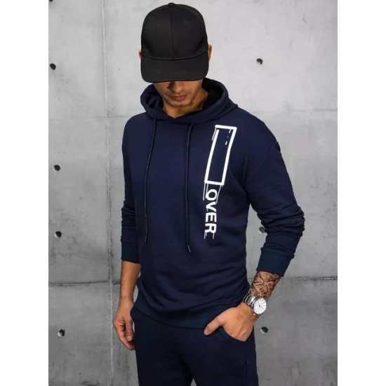 Vyriškas tamsiai mėlynos spalvos komplektas Over Vyriški komplektai