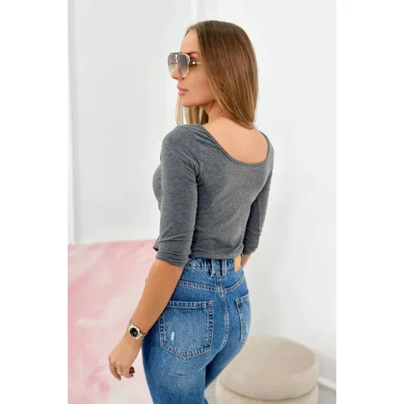 Women's dark grey blouse Sonic Blouses and shirts