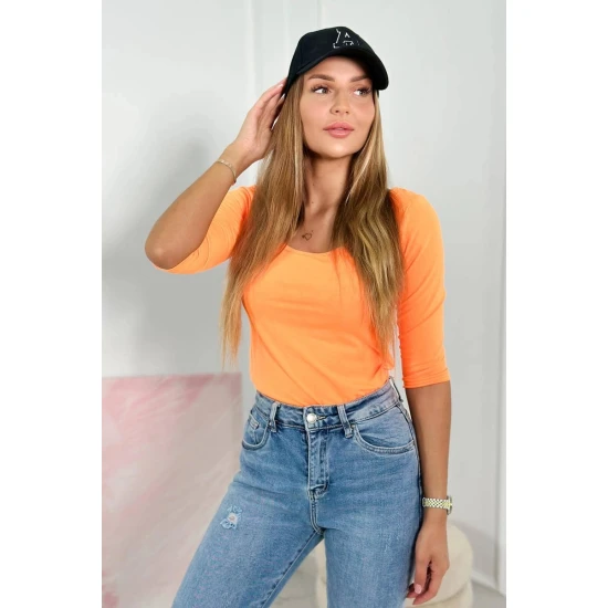 Moteriška ryški oranžinė palaidinė Sonic Palaidinės ir marškiniai