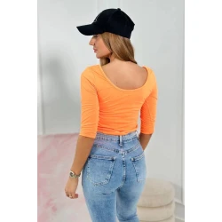 Moteriška ryški oranžinė palaidinė Sonic