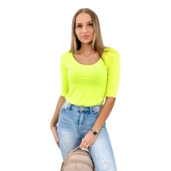 Moteriška neoninė geltona palaidinė Sonic