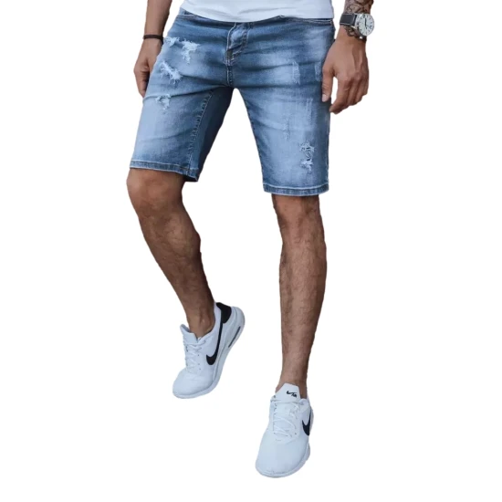 Vyriški džinsiniai mėlynos spalvos šortai Zero Šortai | Bridžai