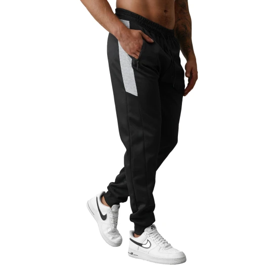 Vyriškos juodos laisvalaikio kelnės Emit Laisvalaikio kelnės