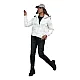 Women's white winter jacket Warm