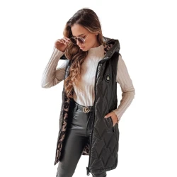 Moteriška juoda dvipusė liemenė Bora