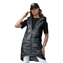 Moteriška juoda ilga liemenė Meris