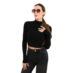 Moteriška juodos spalvos palaidinė Belin