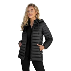 Moteriška juodos spalvos striukė Albi