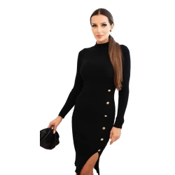 Moteriška juodos spalvos suknelė Berna