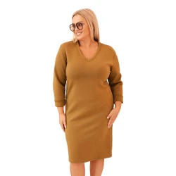 Moteriška oranžinė suknelė Malt