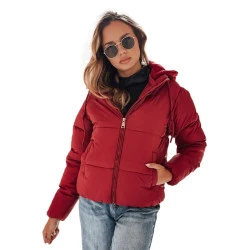 Moteriška raudonos spalvos striukė Glam