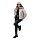 Women's brown winter jacket Warm