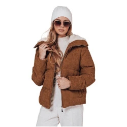 Moteriška žieminė ruda striukė Trendy